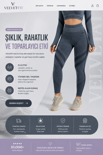 Velvetfit: Daha Sıkı ve Pürüzsüz Bir Sen 💖